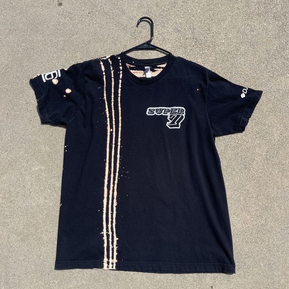 Hand bleached Super 7 T
